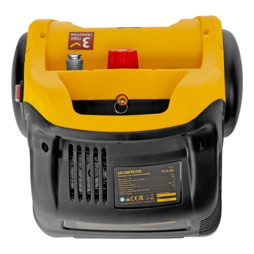 компрессор воздушный безмасляный denzel 58057 рс 1/6-180 мощностью 1100 вт фото 2