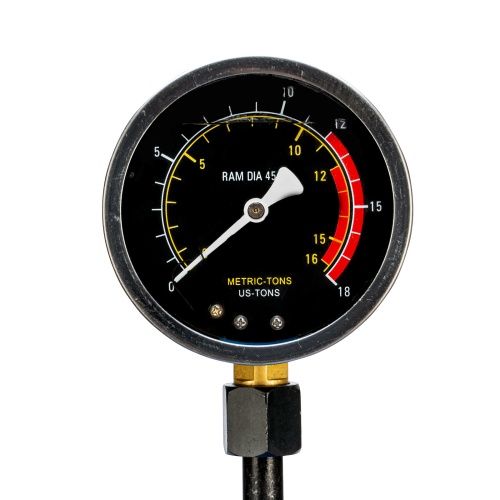 пресс гидравлический stels 12 т с манометром и педалью фото 4