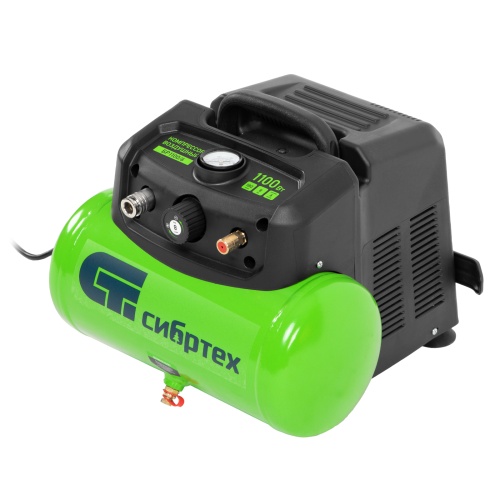 компрессор воздушный безмаслянный сибртех bl 1100/6