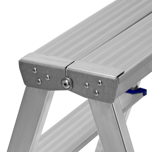 стремянка алюминиевая сибртех 4 ступени двусторонняя 97924 фото 6