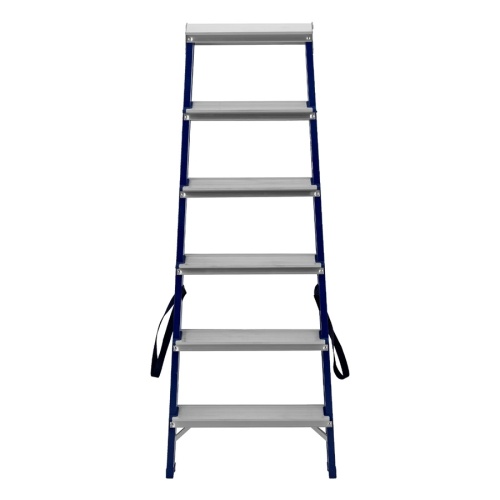 стремянка сибртех стальная двусторонняя 6 ступеней двусторонняя 97936 фото 2