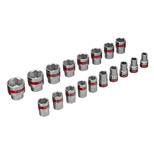 набор торцевых головок с трещоткой matrix 13582 1/2" 24 предмета фото 8