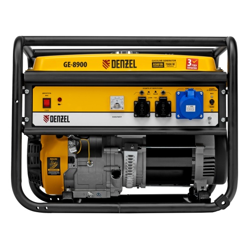 генератор бензиновый denzel ge 8900 94639 8500 вт фото 9