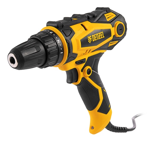 дрель-шуруповерт сетевая denzel sd-300-10