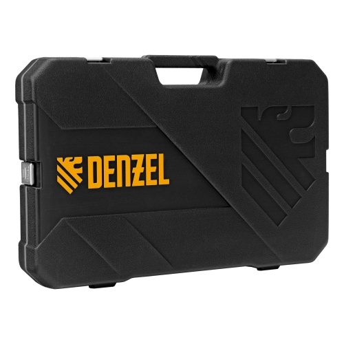 набор инструментов denzel 1/2", 1/4", 3/8" crv s2 144 предмета пластиковый кейс фото 8