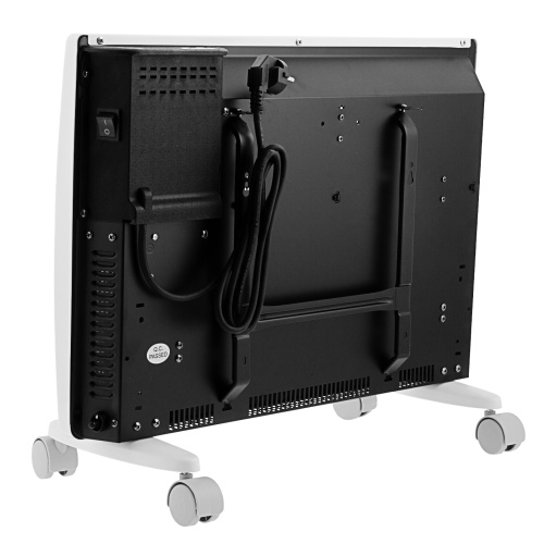 конвектор гибридный электрический denzel hybridx-1500 ик нагреватель, цифровой термостат фото 4