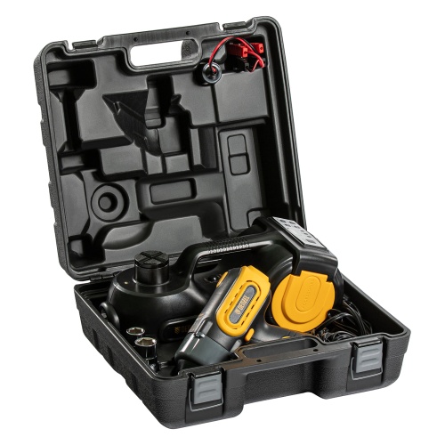 домкрат электрогидравлический denzel 51190 3 в 1 1,5 т с гайковертом фото 10