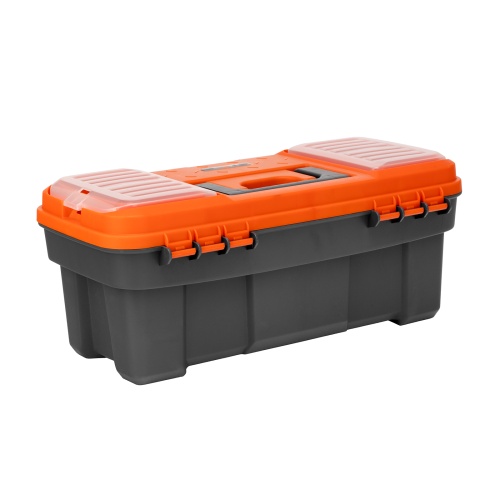 ящик для инструмента stels 16" с металлическими замками фото 7