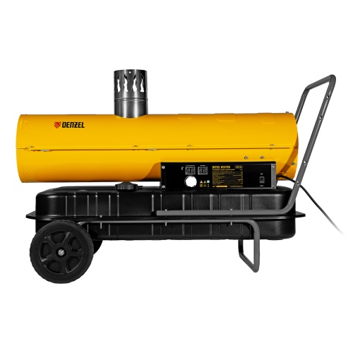 дизельная тепловая пушка denzel nhg-30i 30000вт 750 м3/ч непрямой нагрев, цифровой термостат фото 6