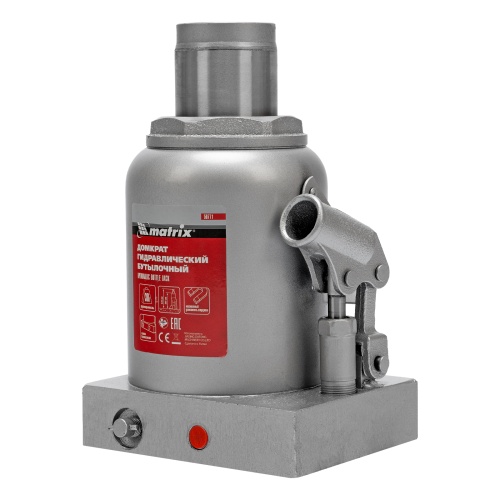 домкрат гидравлический бутылочный matrix 30 т 244-370 мм фото 10