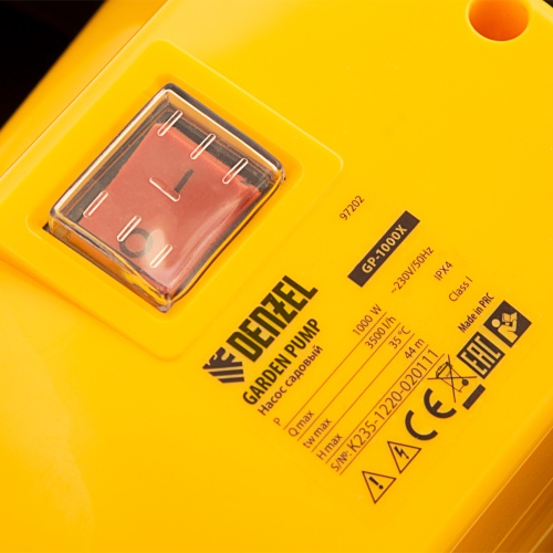 садовый поверхностный насос denzel gp 1000х 97202 фото 5