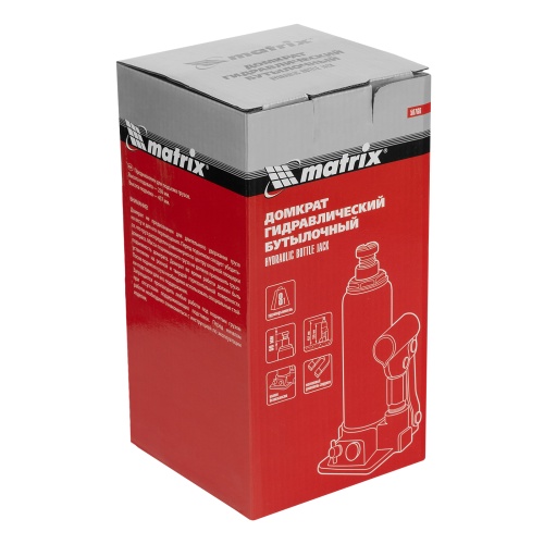 домкрат гидравлический бутылочный matrix 8 т 230-457 фото 8