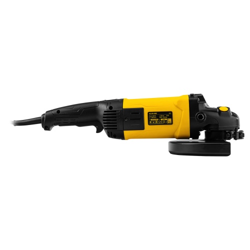 машина шлифовальная угловая denzel ag230-2400 2400 вт фото 6