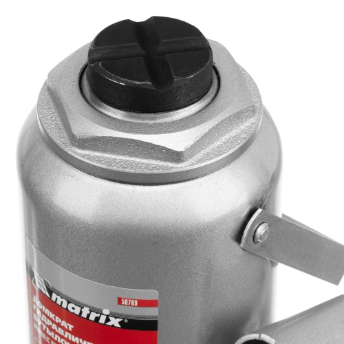 домкрат гидравлический бутылочный matrix 16 т 230-460 фото 5