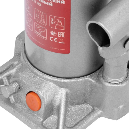 домкрат гидравлический бутылочный matrix 5 т 197-382 фото 4