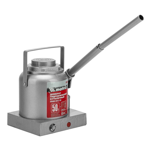 домкрат гидравлический бутылочный matrix 50 т 240-370 мм фото 5