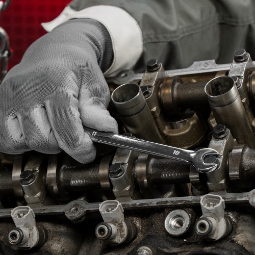 набор ключей рожковых matrix 12 шт 6-32мм elliptical фото 4