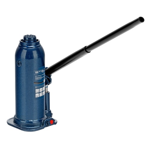 домкрат гидравлический бутылочный stels 8 т 222-447 фото 5