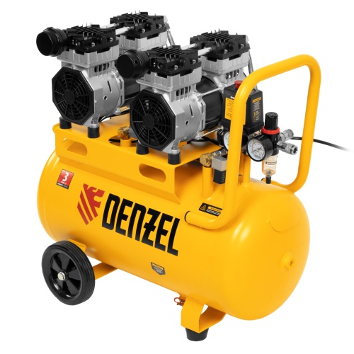 компрессор безмасляный denzel dls 1500/50 фото 10