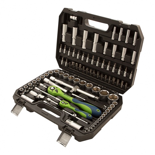 набор инструментов сибртех 94 предмета 1/2", 1/4"