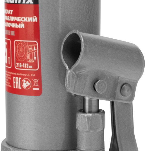 домкрат гидравлический бутылочный matrix 5 т 216-413 фото 2