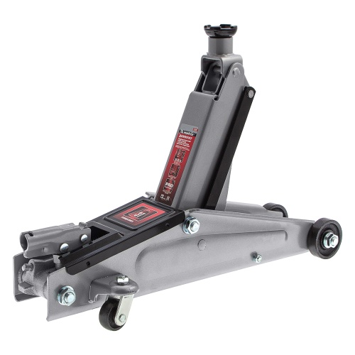 домкрат гидравлический подкатной matrix 3 т 150-530 мм фото 6