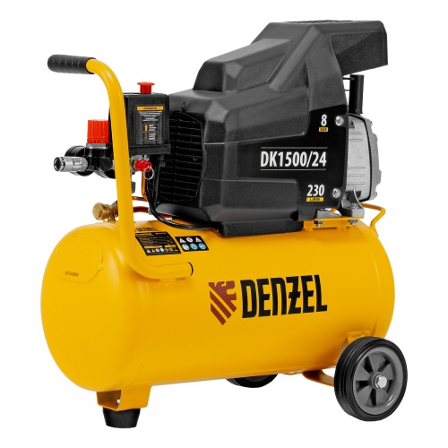 компрессор воздушный denzel dk1500/24 х-pro