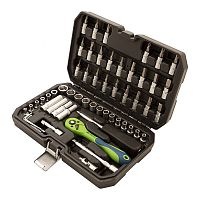 набор инструментов сибртех 56 предметов 1/4"