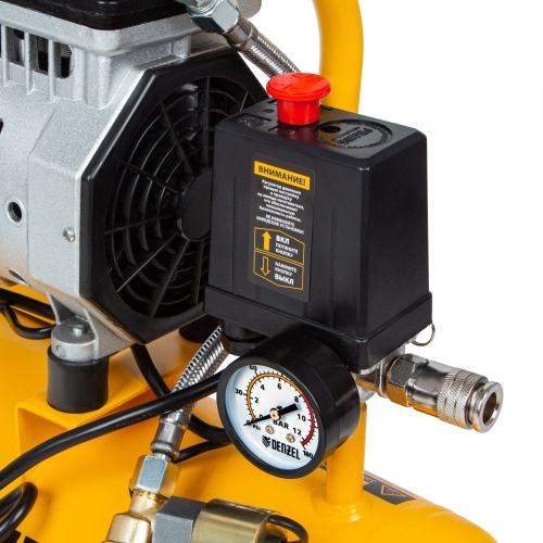 компрессор безмаслянный denzel dls650/10 фото 5