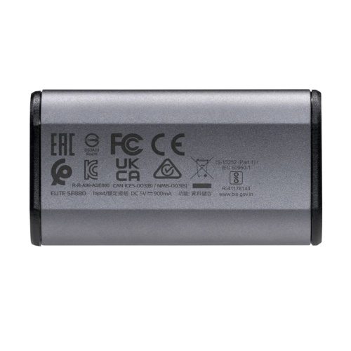 внешний накопитель ssd a-data 512gb se880 usb type-c 2000/2000 mb/s metal case grey (aeli-se880-500gcgy) фото 2