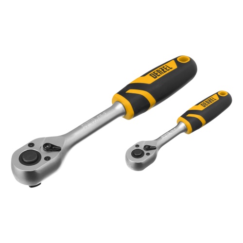 набор инструментов denzel 1/2", 1/4" crv s2 84 предмета пластиковый кейс фото 6