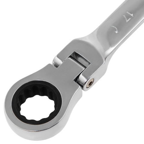 набор ключей комбинированных трещеточных шарнирных matrix 8 шт фото 8