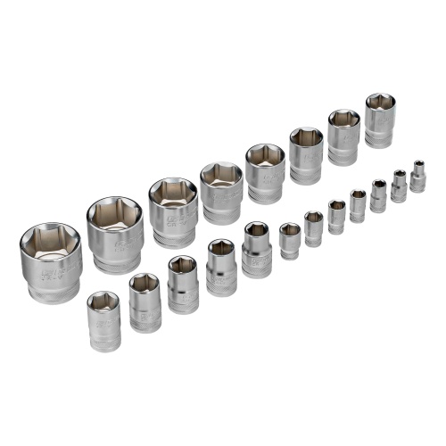 набор инструментов gross 14148 78 предметов 1/2", 1/4" фото 4