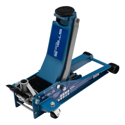 домкрат гидравлический подкатной stels 3 т 75-505 мм профессиональный фото 8