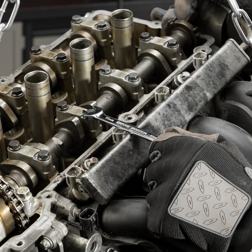 набор ключей комбинированных, трещоточных шарнирных matrix 14798 13 шт фото 2