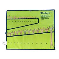 набор ключей комбинированный сибртех 6-32 мм 26шт, желтый цинк
