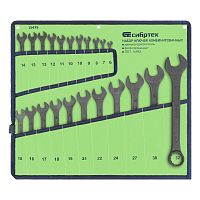 набор ключей комбинированных сибртех 6-32 мм 22 шт фосфатированные