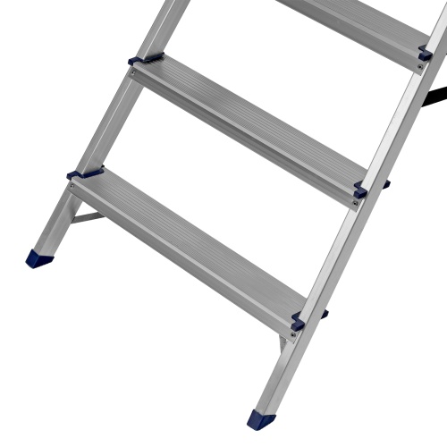 стремянка алюминиевая сибртех 9 ступеней 97719 с дугой безопасности фото 4