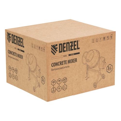 бетоносмеситель denzel b-125 130 л фото 6