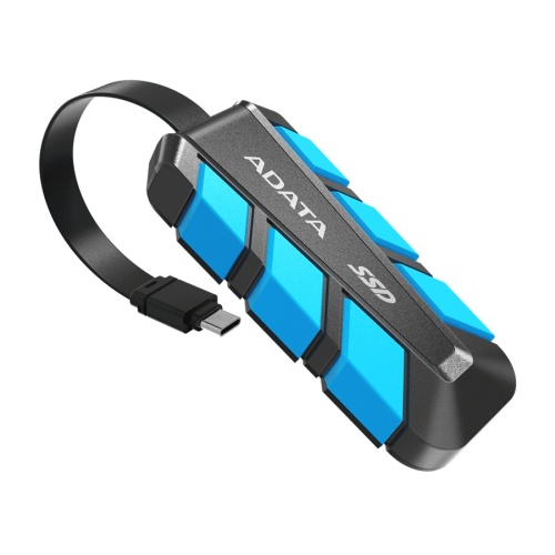 внешний накопитель ssd a-data 1tb sc740 usb type-c 1050/1000 mb/s metal case blue (sc740-1000g-cbu) фото 4