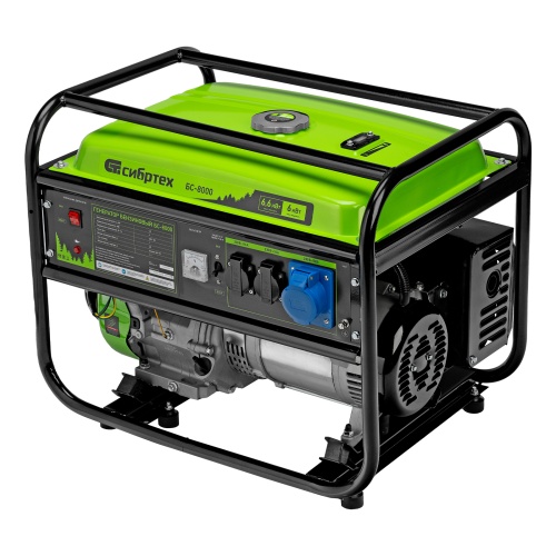генератор бензиновый сибртех бс-8000 6600 вт фото 10
