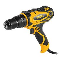дрель-шуруповерт сетевая ударная denzel isd-300-13 26211