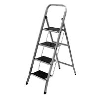 стремянка сибртех 4 ступени с полимерными ковриками 97869