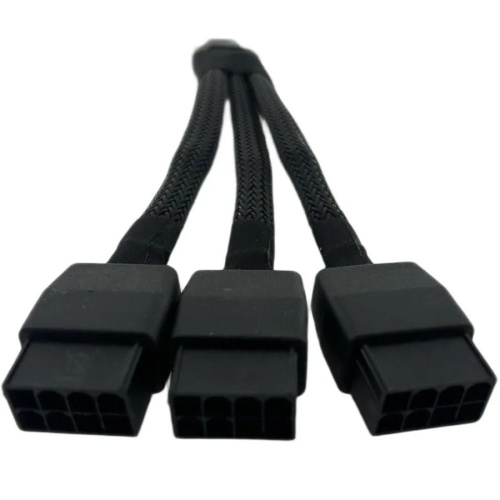 кабель питания переходник для видеокарты nvidia gpu 12v 3*8 pin фото 2