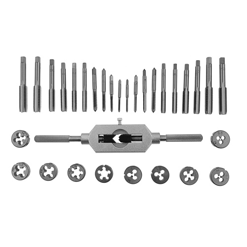 набор метчиков и плашек matrix м3-м12 31 предмет фото 8