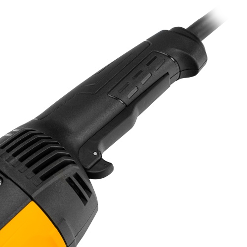 машина шлифовальная угловая denzel ag230-2400 2400 вт фото 3