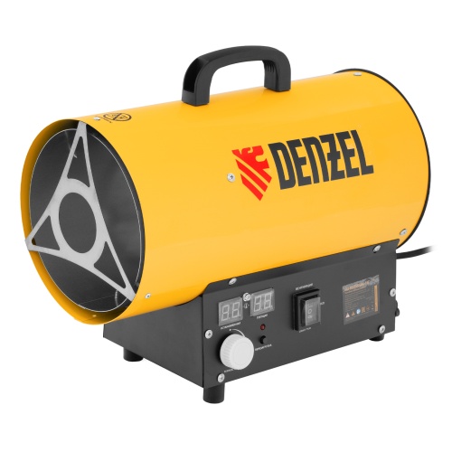 газовая тепловая пушка denzel ghg-15i 15000вт, цифровой термостат, пропан-бутан
