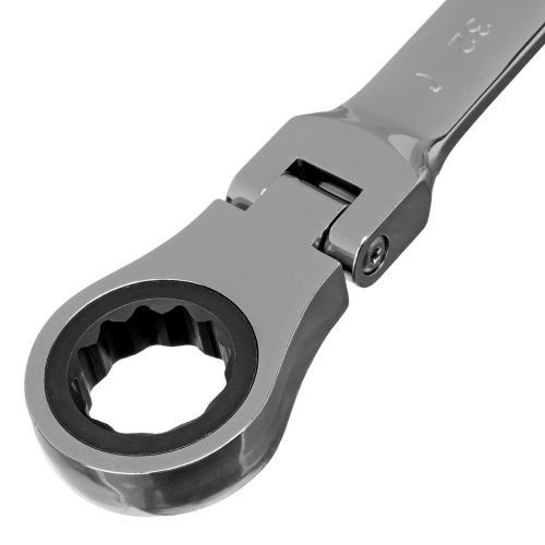 набор ключей комбинированных matrix 14800 трещоточные шарнирные 22шт фото 4