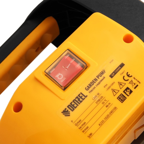 садовый поверхностный насос denzel gp1200х 97204 фото 4