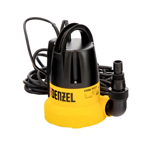 дренажный насос denzel dp500e 97218
